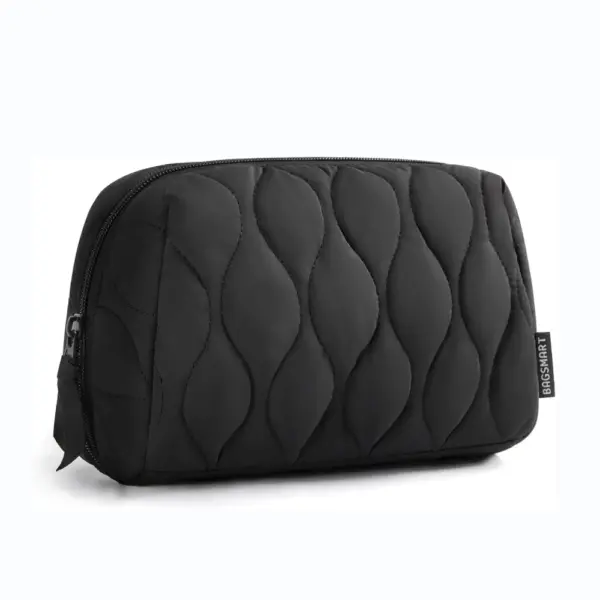 Puffy Portable Makeup Bag Black