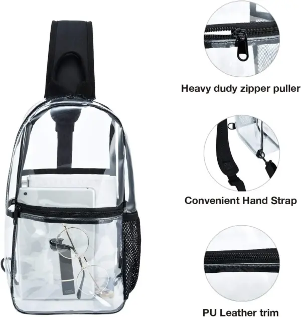 Fashion PVC Transparent Crossbody Bag 05