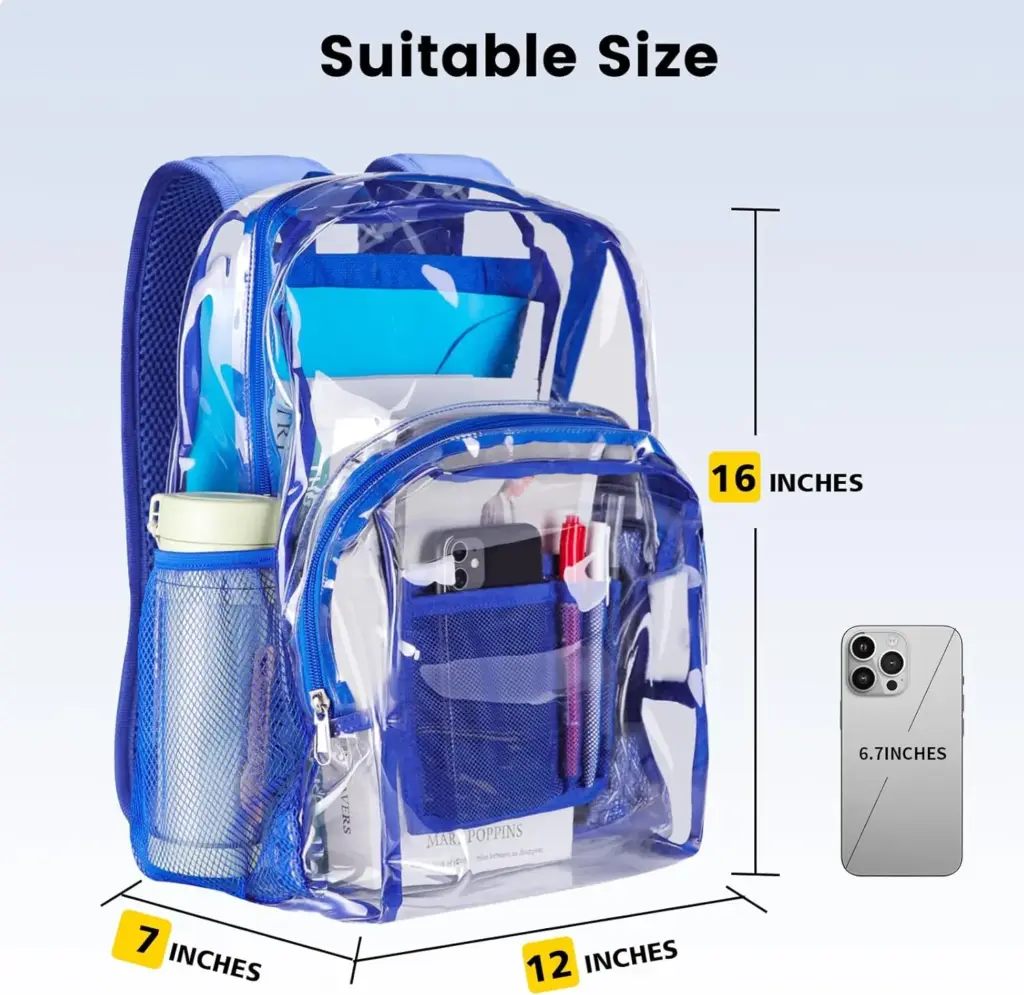 PVC Transparent Backpack-1