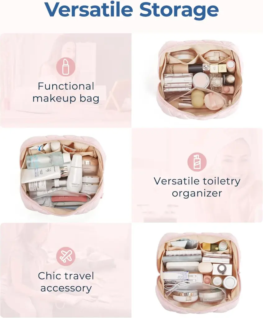 Portable Makeup Bag E-Beige