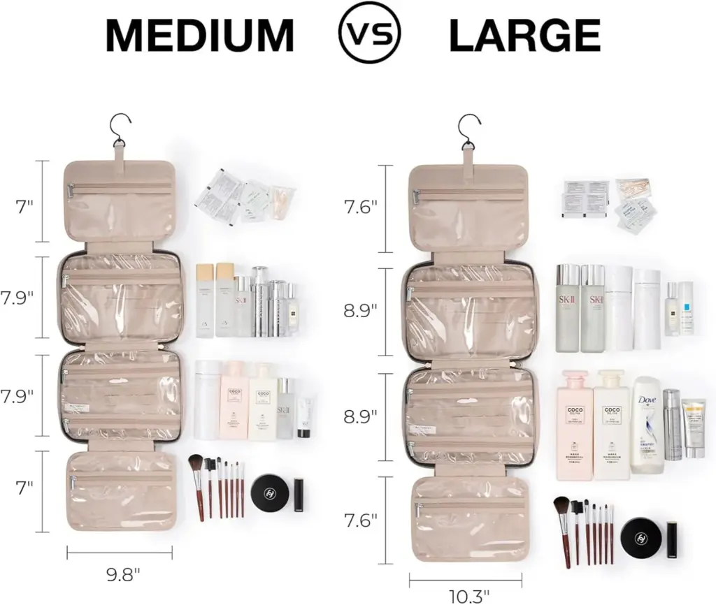 Hanging Toiletry Makeup Bag Large
