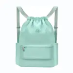 Green Waterproof Oxford Sports Backpack with Compartments