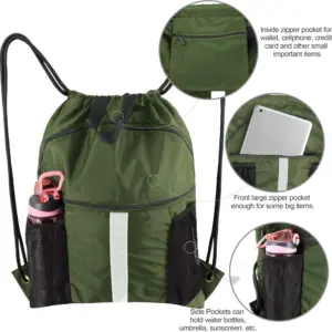 Front Zipper Pocket for Valuables