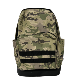 Vairāku nodalījumu Oksfordas piepilsētas mugursomašējo skatu Outdoor Backpack with camouflage style front view