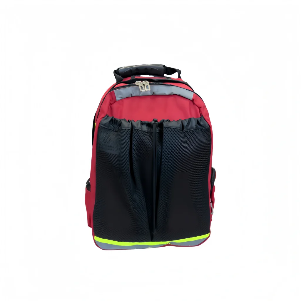 emergency medical backpack with reflective strips