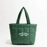 Custom-Logo-Quilted-Tote-Bag