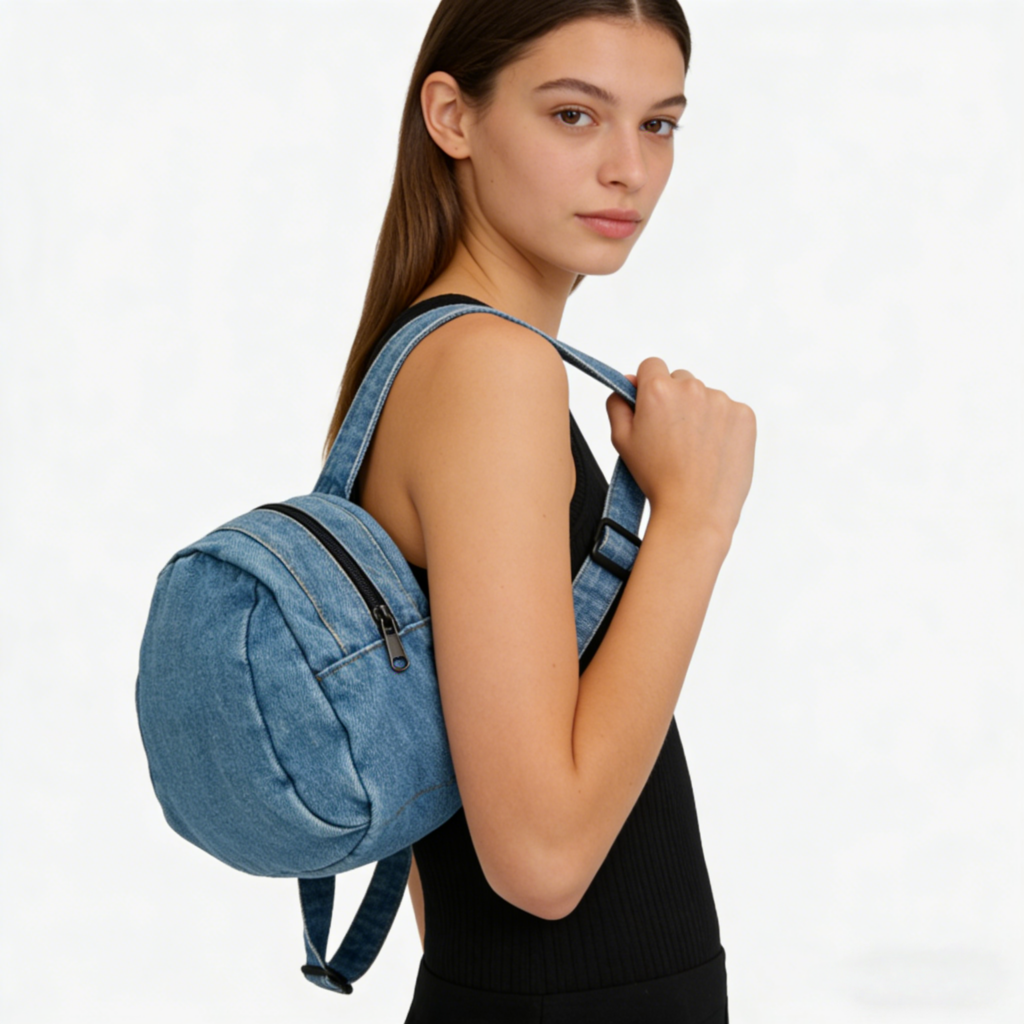 Denim Crossbody Bag