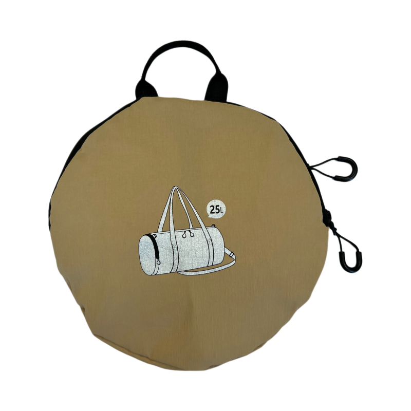 Khaki-Foldable-Travel-Bag
