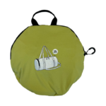 Bolsa de viagem dobrável verde-clara