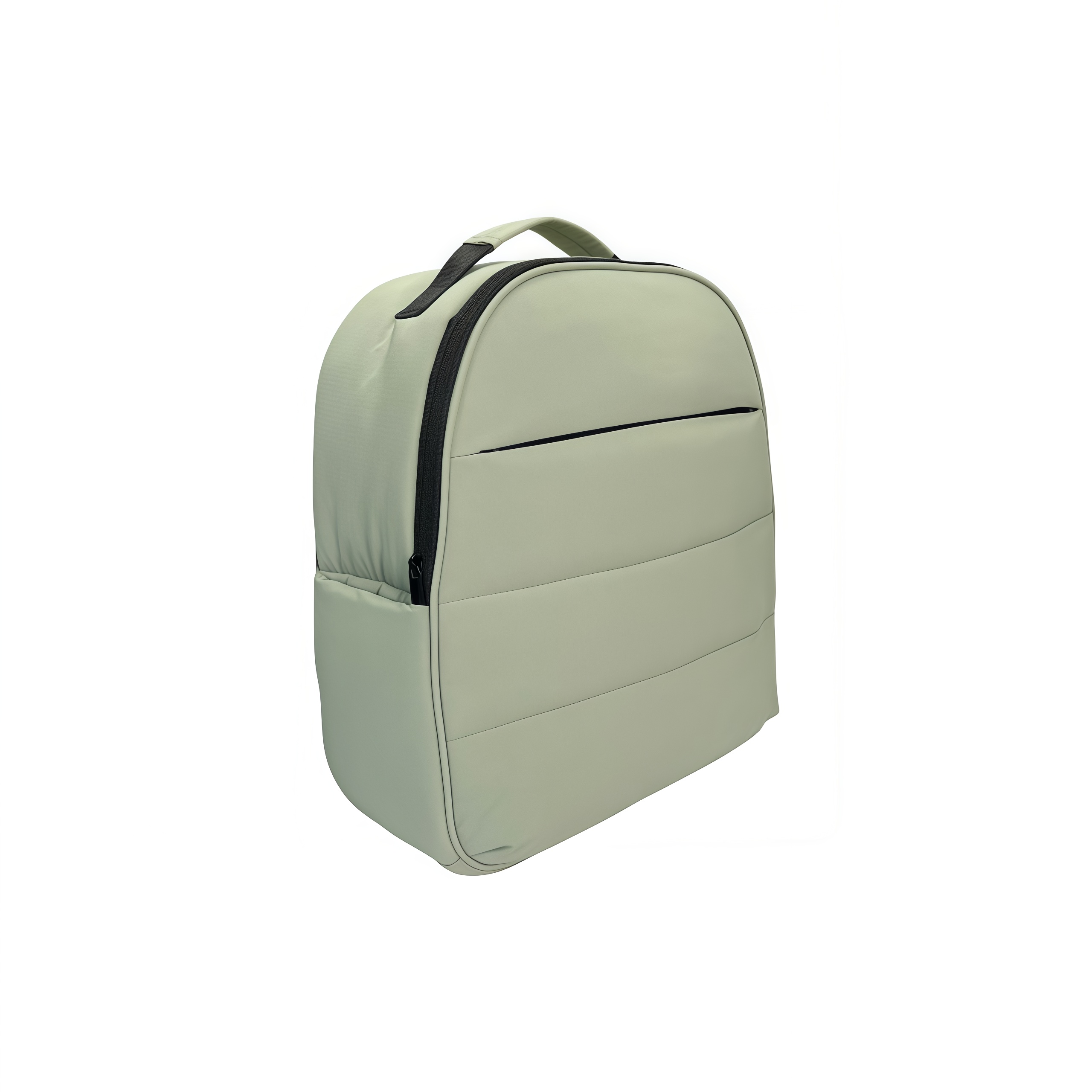 light green nylon backpack