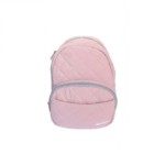 pink quilted backpack
