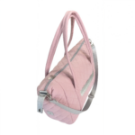 pink quilted travel bag