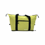 green foldable travel bag