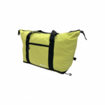 green foldable travel bag